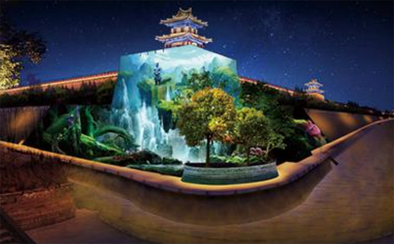 創(chuàng)意燈光秀拓展夜游新項目，夢幻光影開啟夜游新體驗